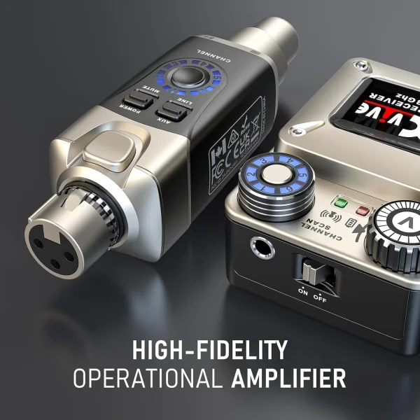 Xvive XV-U45R4 4 Alıcı + 1 Vericili Kablosuz In-Ear Monitör Sistemi