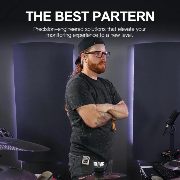 Xvive XV-U45T9 Kablosuz In-Ear Monitör Sistemi + Monitör Kulaklık içerikli Set