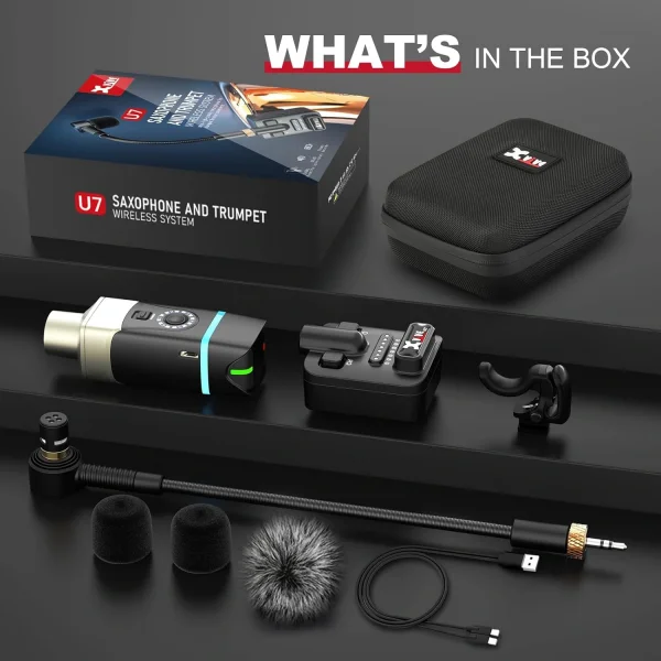 Xvive XV-U7 Saksofon ve Trompet için Kablosuz Mikrofon Sistemi