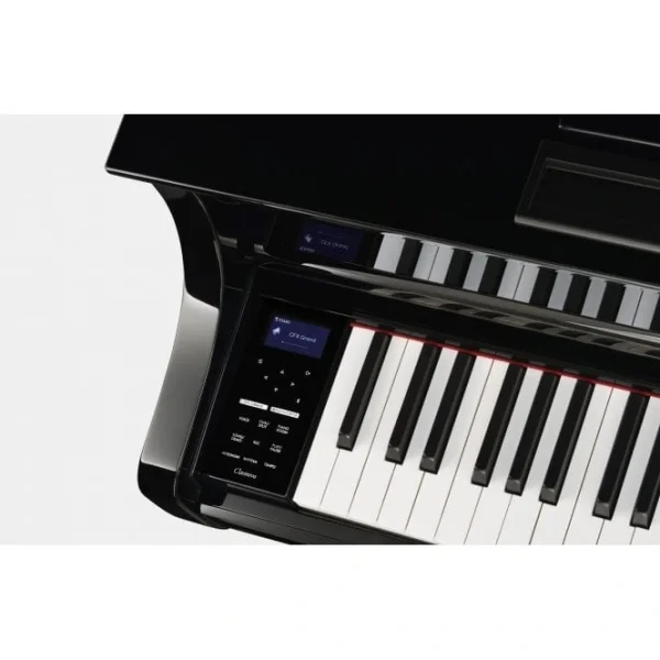 Yamaha Clavinova CLP875PE Dijital Piyano, Parlak Siyah