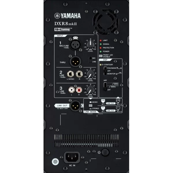 Yamaha DXR8 MKII 8 1100W Active Speaker 129-dB