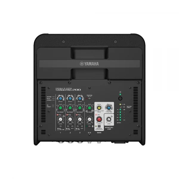 Yamaha STAGEPAS 200 8 180W Compact Ses Sistemi, 5 Kanal Mixer, APP, Bluetooth