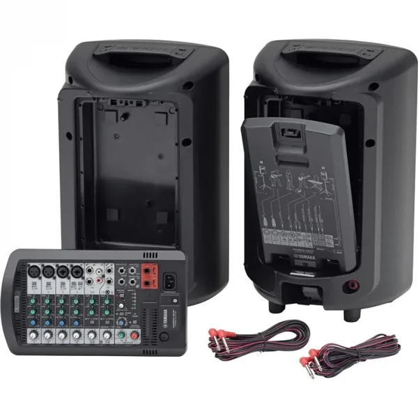 Yamaha STAGEPAS400BT Portatif Aktif ses Sistemi, 2 Hoparlör ve Mixer ile set
