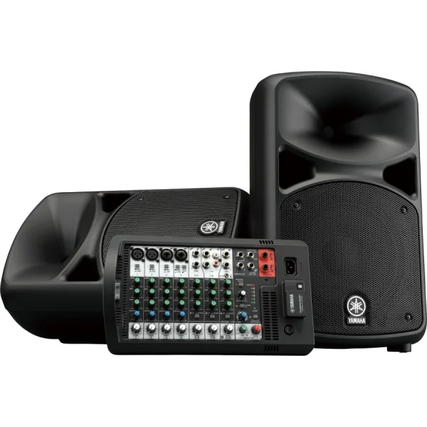 Yamaha STAGEPAS400BT Portatif Aktif ses Sistemi, 2 Hoparlör ve Mixer ile set
