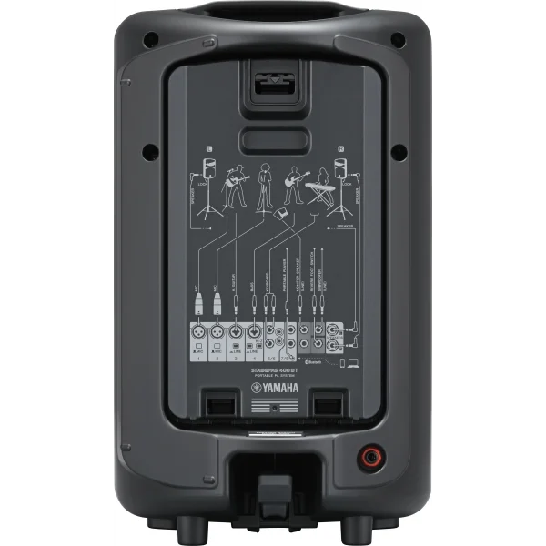 Yamaha STAGEPAS 400BT Compact Ses Sistemi, 2 Ad 8 Hoparlör ve Mixer