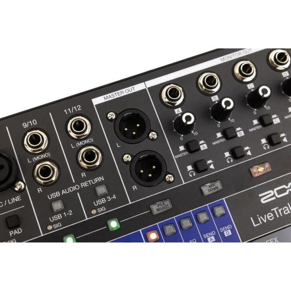 Zoom LiveTrak L12next Dijital Mikser & Multi-Track Recorder