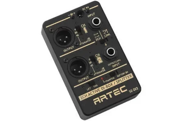 Artec SE-DI2 2 Kanal Aktif Direct Box / Splitter