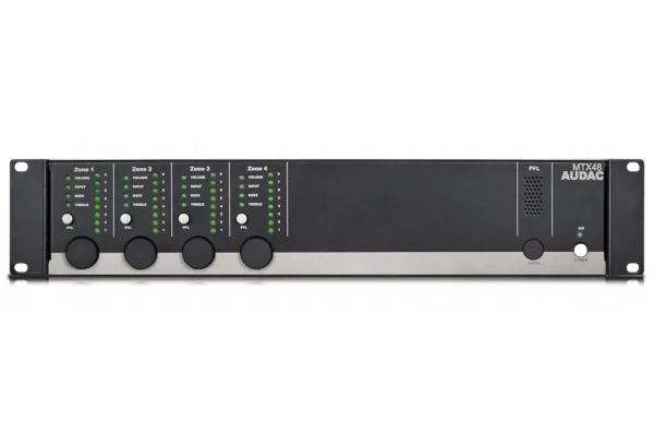 Audac MTX48 4-zone audio matrix