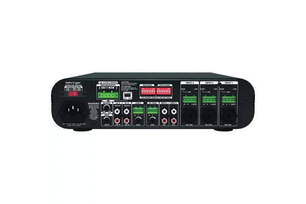 Behringer SN-2408 5 Kanal Mixer-Amplifier 160W 4-ohm 100V 2-zone