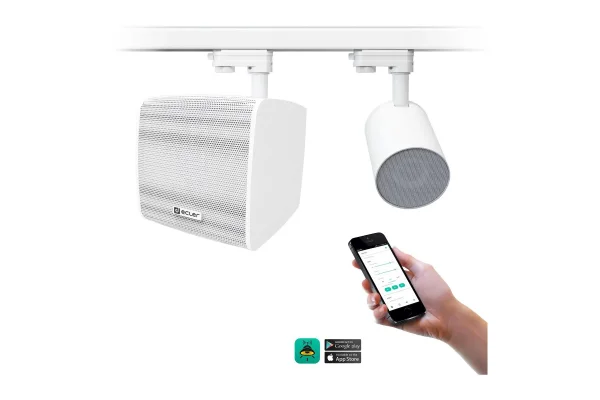 ECLER CUBE 5 Powered Hoparlör | 32 WRMS | WiSpeak | desktop + rail mount