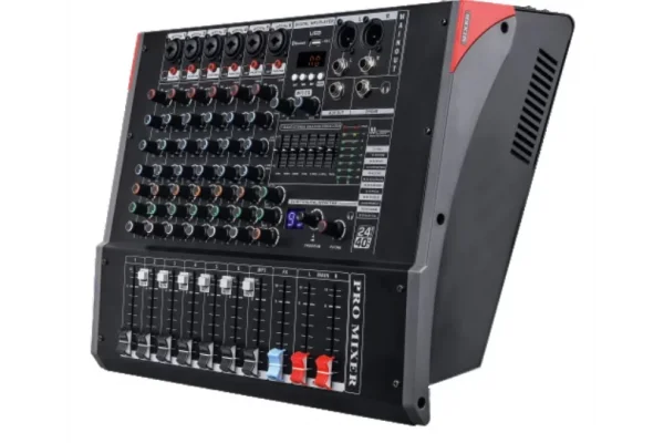 Machtig GPM1006 6 Kanal Power-Mixer, 2x350W, USB, Kayıt,Bluetooth