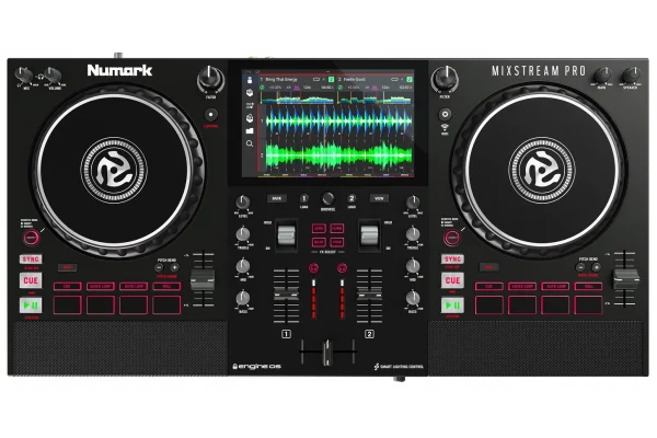 Numark Mixstream PRO PLUS 2 kanal, Standalone, Hoparlörlü Streaming DJ Kontroller