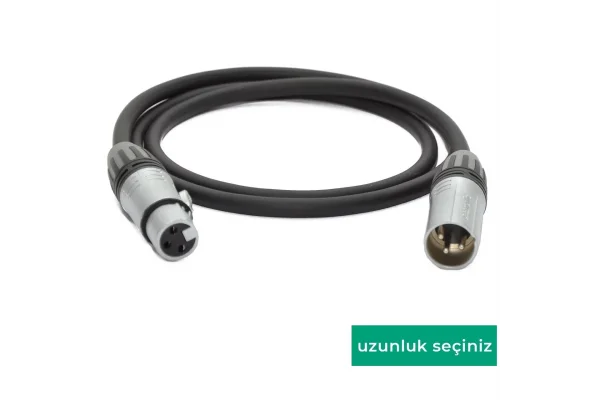 Denox Hazır Mikrofon Kablosu XLR Erkek to XLR Dişi