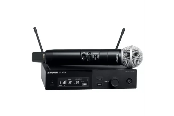 SHURE SLXD24E/SM58 El Tipi Kablosuz Mikrofon Seti