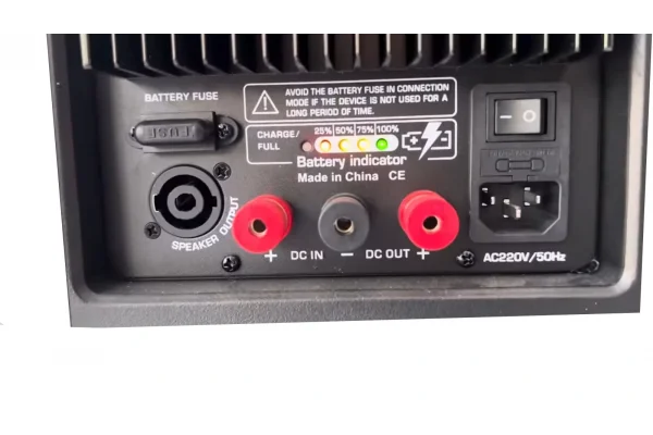 Wöller W-1540 DSP 15 Taşınabilir Ses Sistemi | 400W Hoparlör | Çift El Kablosuz Mikrofonlu | USB, Bluetooth