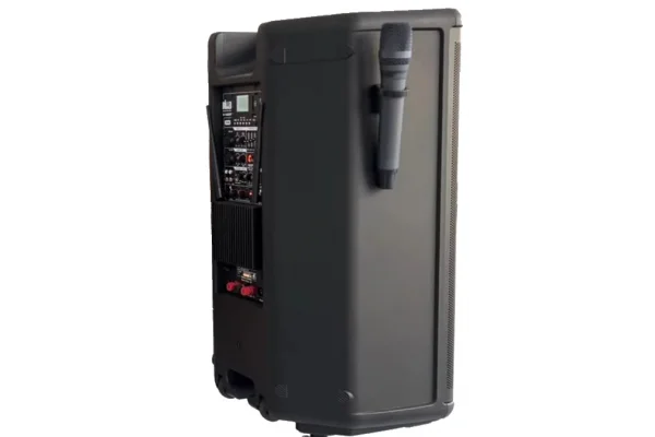 Wöller W-1540 DSP 15 Taşınabilir Ses Sistemi | 400W Hoparlör | Çift El Kablosuz Mikrofonlu | USB, Bluetooth