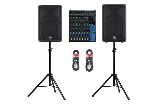Yamaha MD-1615 Yamaha Ses Sistemi (Bundle) MG16X Mikser + 2 adet DBR15 Hoparlör