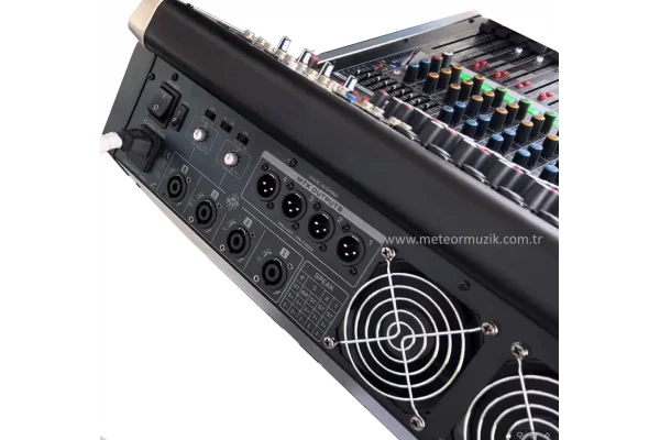 Woller WPX-164PRO 16 Kanal Power-Mixer 4x1300W Çift-Efekt