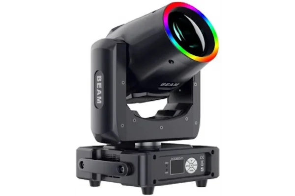 QUBE LIGHTING BEAM 295 Moving Head Spot, Led Halkalı, 13+1 Renk, Çift Prizma