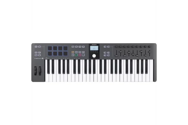 Arturia KeyLab Essential 49 mk3 - Alpine White 3.Nesil Akıllı MIDI Kontrolcü (49 Tuş) - Sınırlı Üretim Full Beyaz Tasarım