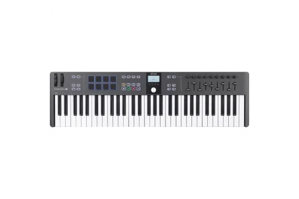 Arturia KeyLab Essential 61 mk3 - Alpine White 3.Nesil Akıllı MIDI Kontrolcü (61 Tuş) - Sınırlı Üretim Full Beyaz Tasarım