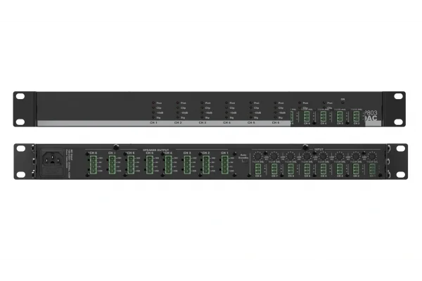 Audac CEP803 Quad Power Amfi 8x30W/100V