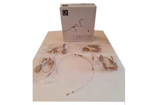 Audac CMX726/S Headset Mikrofon, Bej Renkli, omni-directional, Bilinen Tüm Markalarla uyumlu uçlar