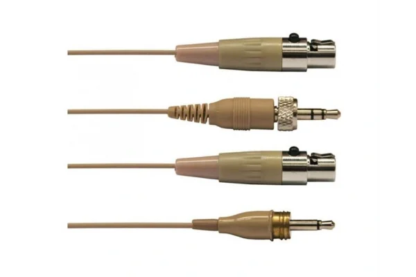 Audac CMX726/S Headset Mikrofon, Bej Renkli, omni-directional, Bilinen Tüm Markalarla uyumlu uçlar