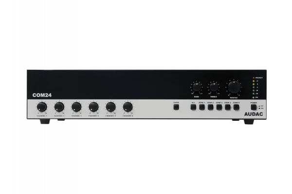 Audac COM24MK2 Mixer-Amplifierfer 240W/100V, 5-zone