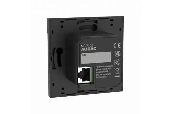 Audac NCP105 Universal Network/PoE Duvar Paneli Kontrolcüsü