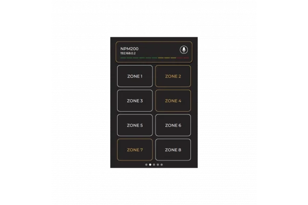 Audac NPM200 Dante™/AES67 Network Anons Mikrofonu, CMX215/30, CMX215/45, CMX/55 gooseneck uyumlu