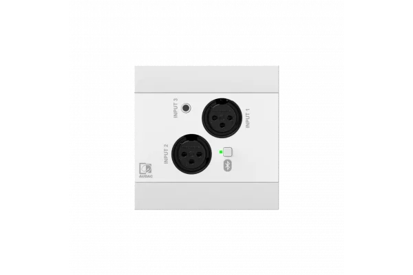 Audac NWP320 Network input panel - 2 x XLR + 3,5 mm jack + BT (4 CH)
