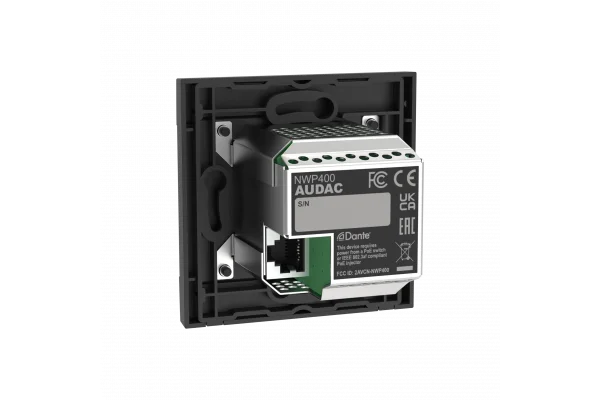 Audac NWP400 Network input panel - USB Type-C + BT (4 CH)