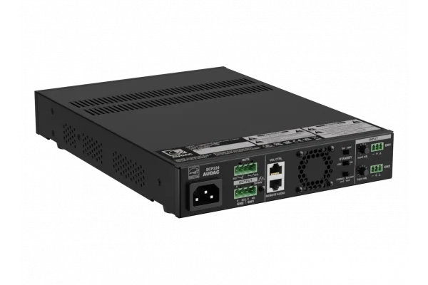 Audac SCP224 Compact Power Amfi - 2x240W/4-ohm 480W/100V
