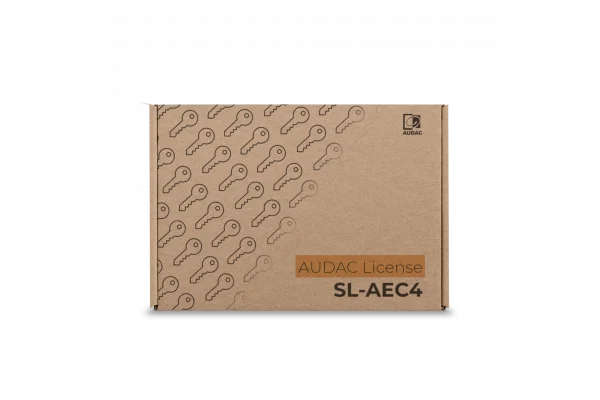 Audac SL-AEC4 4 kanals AEC activation license for LUNA-F License 4 kanals AEC activation -Version 1,0