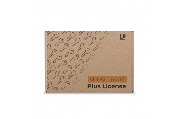 Audac SL-PLUS1 Enhance your Audac Touch™ experience License Audac Touch™ Plus - Version 1,0