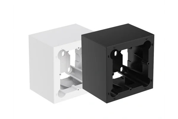 Audac WB200/S Surface mount wall box - 80 x 80 mm wall panel