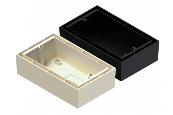 Audac WB50/B Wall box for DW5065/WP523/MWX65 Surface mount box for Audac wallpanel -black