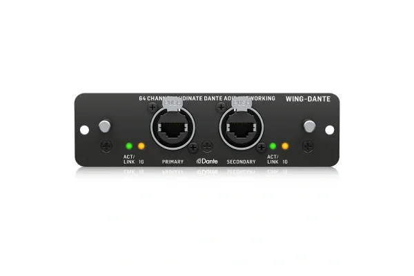Behringer WING-DANTE | 64x64 Kanal Audinate Dante Genişletme Kartı