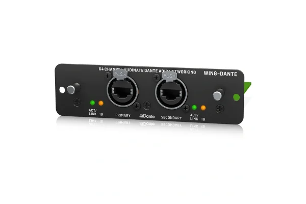 Behringer WING-DANTE | 64x64 Kanal Audinate Dante Genişletme Kartı