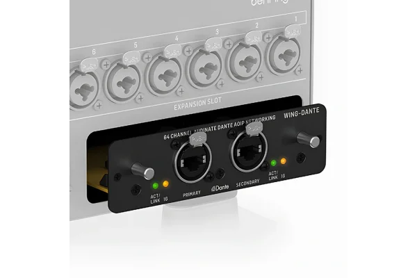 Behringer WING-DANTE | 64x64 Kanal Audinate Dante Genişletme Kartı