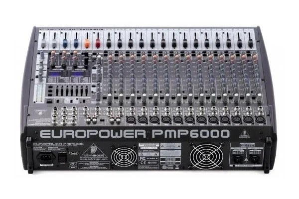Behringer PMP6000, 1600W 20 Kanal Power Mikser