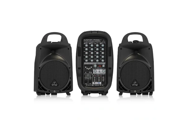 Behringer PPA500BT All-In-One Portatif Hoparlör Seti 6 Kanal 2x8 500W