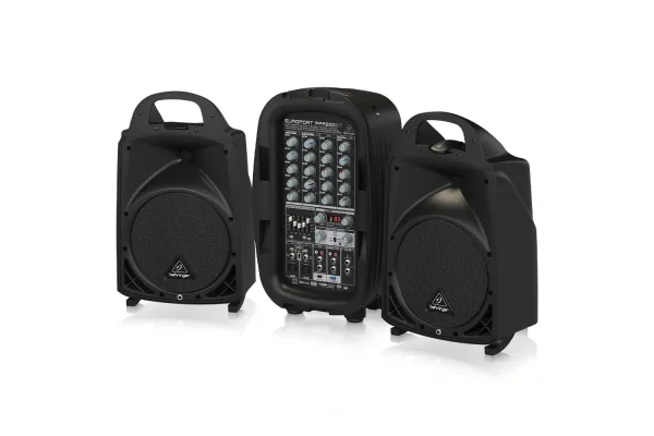 Behringer PPA500BT All-In-One Portatif Hoparlör Seti 6 Kanal 2x8 500W