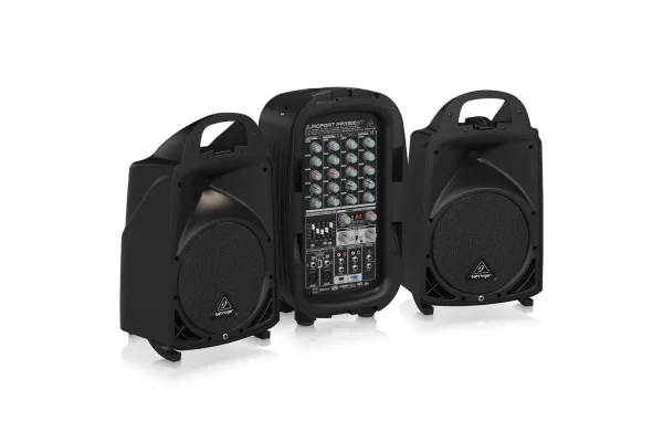 Behringer PPA500BT All-In-One Portatif Hoparlör Seti 6 Kanal 2x8 500W