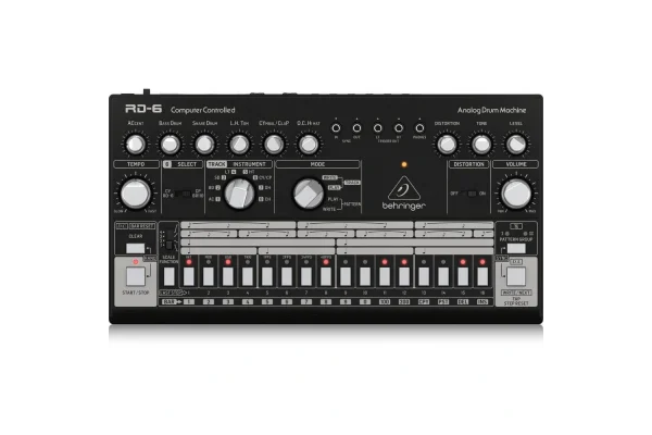 Behringer RD-6-BK RHYTHM DESIGNER Analog Davul Makinesi (Siyah)
