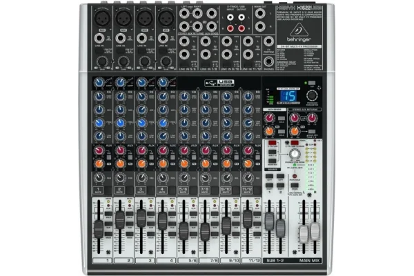 Behringer X1622USB, 16-Kanal 2/2-Bus Analog Mikser