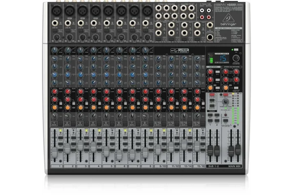 Behringer X2222USB Stüdyo Live Ses Mikseri, 8 Mic/line 4-Stereo