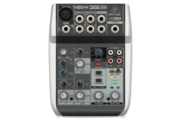 Behringer XENYX Q502usb 5 Kanal Usb Analog Mikser