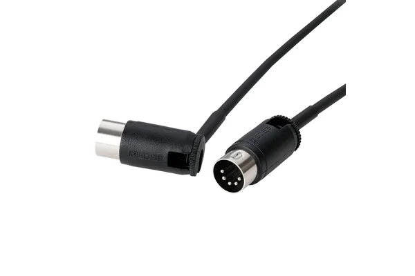 BOSS BMidi-PB1 Ucunun Açısı Ayarlanabilen 30cm Midi Kablosu